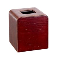 Elegant Square PU Leather Tissue Box for Hotel Rooms